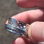 Sterling Silver Ring with Tri Band Spinner Image 7