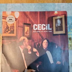 CECIL Red Wine at Dead Time 7 inch limited edition coloured vinyl