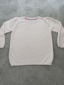 girl top pink the little white company 2-3 years