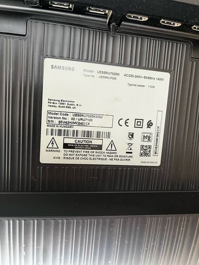 Samsung 4k 55" UHD TV