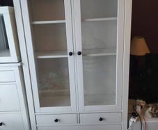 Glass cabinet Hemnes