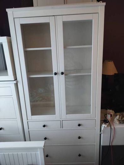 Glass cabinet Hemnes
