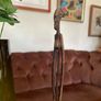 Vintage Benin Bronze Sculpture 44 cm Tall Image 10
