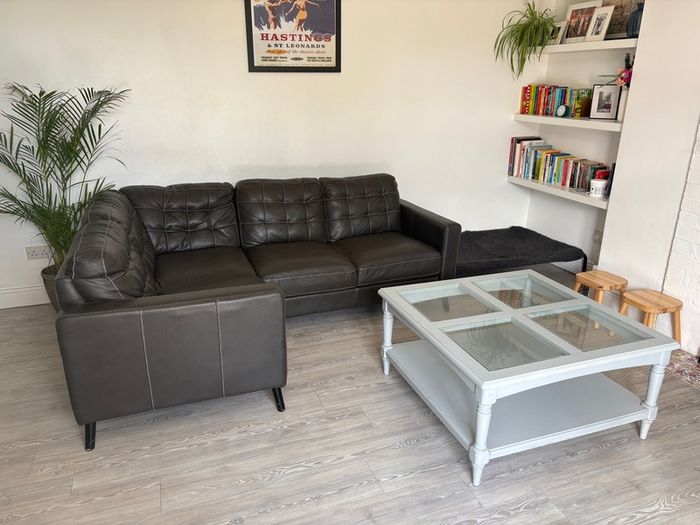 Free Coffee Table - solid wood painted grey