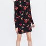 ZARA floral, high neck, long sleeves dress S Image 2