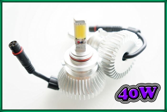 Led Headlight, Foglight Bulbs 40w 6000k Very Bright - H1, H4, H7, H8, H11, 9005, 9006