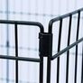 8 Panel Playpen Suitable for Dogs/Puppies/Cats & Rabbits foldable ideal for Indoor/Outdoor use puppy play pen (76cm, Black) Image 3