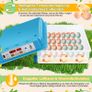 64-Egg Fully Automatic Incubator with Auto Turning and LED Egg Candler Image 3
