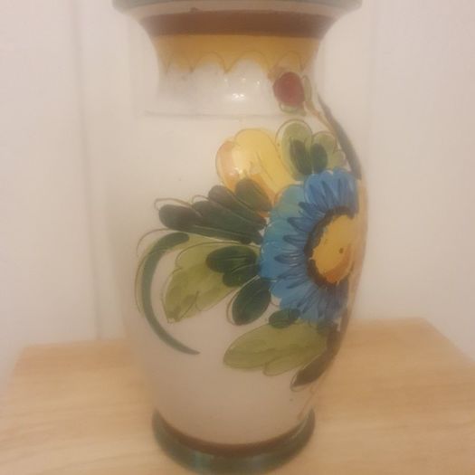 Pottery Vase/Hand Made and Hand Painted Vase... Price Drop
