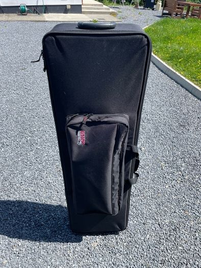 Roland FP30 with wheel case and stand