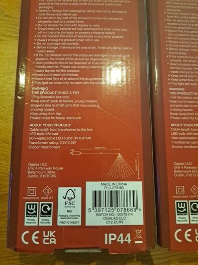 Christmas lights new in box