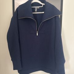 Women's Sweaty Betty Quarter Zip Top Navy