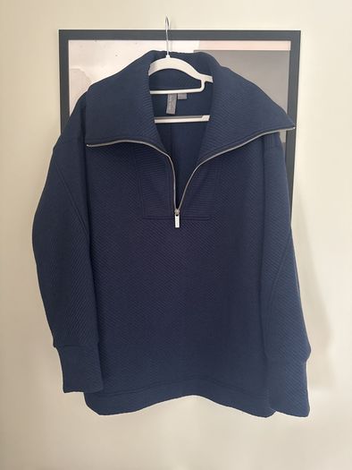 Women's Sweaty Betty Quarter Zip Top Navy