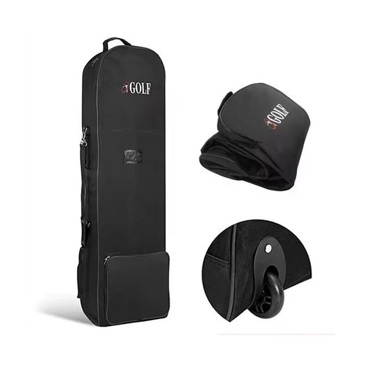 NEW Heavy Duty Padded Golf Travel Bags Storage with Wheels For Holiday - COLLECT