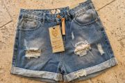 Mom denim shorts (Boohoo)