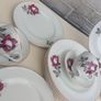 Beautiful Set of Three Teacup and Saucer Duos by Arklow Pottery in the Very Popular and Collectable "Autumn Rose" Pattern Image 8