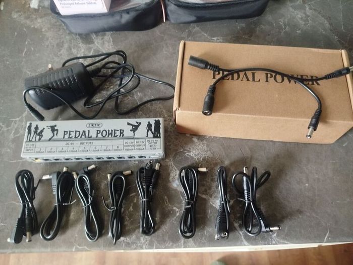 Various Pedals and Power supply
