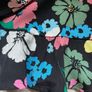 M&S Collection Womens Black Floral Viscose Midi Tea Dress-  Size 12 Image 7