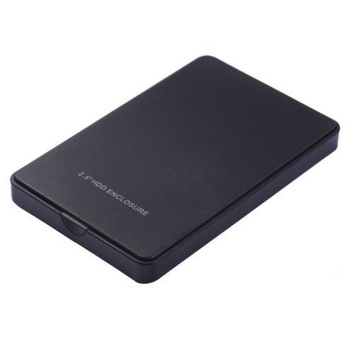 USB 2.0 to SATA 2.5" SSD/HDD Enclosure ABS Black (Brand New/Warranty)
