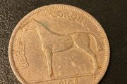 1951 Irish Pre-Decimal Half Crown Coin Leath Choroin