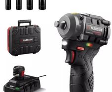 Parkside Performance X12V Cordless Brushless Impact Wrench 1/2 Inch Drive Socket Set. Winter Sale Now On.Would make a great birthday present. The Best A Professional Can Get.Gif Ideas For Man Daddy Husband Boyfriend.