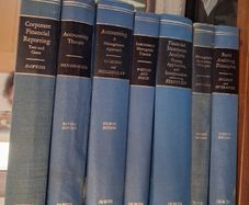 set of old accounting books