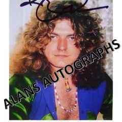 Led Zeppelin's Robert Plant Autograph
