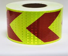 4Inch Arrow Reflective Tapes Conspicuity Waterproof Safety Caution Reflectors Warning Stickers DIY 1Meters For Car Truck Vehicle