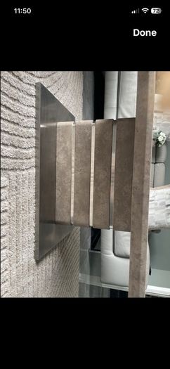 Grey kitchen or dining table