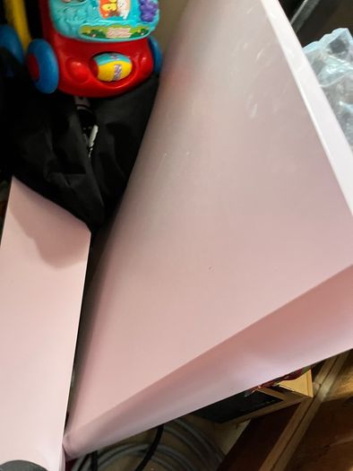 IKEA Busunge Extendable Toddler Bed - Pink