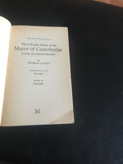 The Mayor of Casterbridge by Thomas Hardy