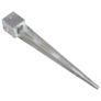 Ground Spikes 6 pcs Silver 12x12x89 cm Galvanised Steel Image 4