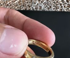 18ct Gold Ring 6.05g Size 52.5 / L 1/2
