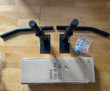 Heavy duty wall-mounted pull/ chin up bar for home exercise & fitness
