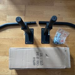 Heavy duty wall-mounted pull/ chin up bar for home exercise & fitness