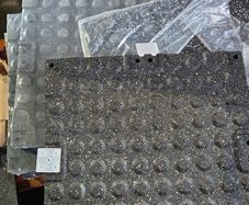 NEW easy cleaned speckle gym flooring