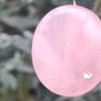 Polished Rose Quartz and Sterling Silver chain set Image 6