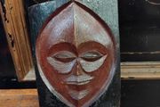 Carved wooden Face