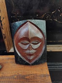 Carved wooden Face