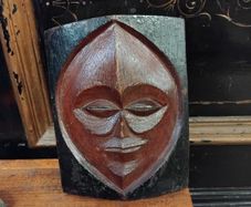 Carved wooden Face