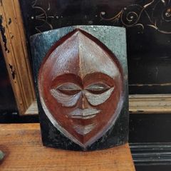 Carved wooden Face