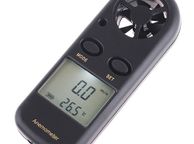 main image for ad New LCD Digital Wind Speed Gauge Meter Anemometer &amp; Thermometer + Battery #301