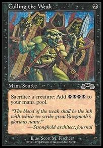 Culling the Weak Magic the Gathering