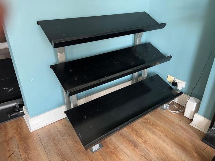 3 Tier Dumbbell Rack ( Length 132 cm depth 70 cm  height 107 cm )