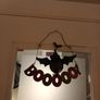 halloween Boo metal hanging decoration Image 3
