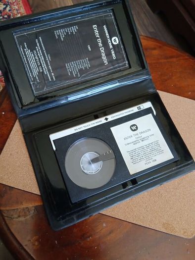 Bruce Lee ,Enter the Dragon Betamax tape
