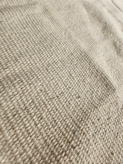 Flatwoven Rug Beige 195cm x 80cm