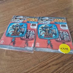 Star wars foil party balloon  x 2