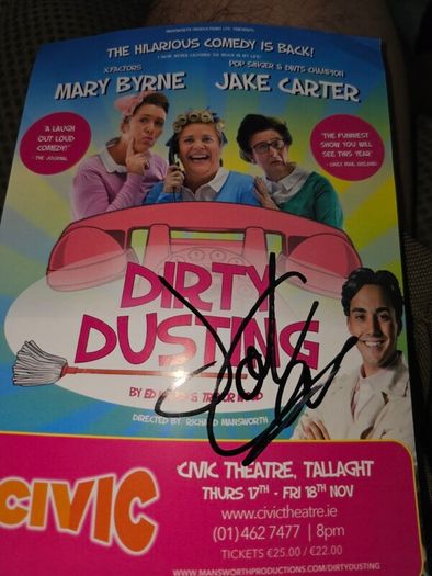 signed flyer  jake carter