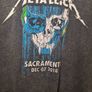 ZARA METALLICA  short sleeve t shirt top Image 5
